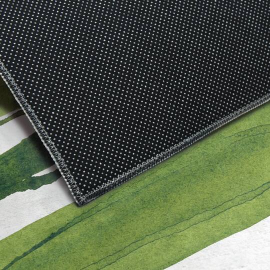 Empire Art Direct 5ft. x 7.5ft. Green Labyrinth II B Tapis D'Art Washable Abstract Area Rug